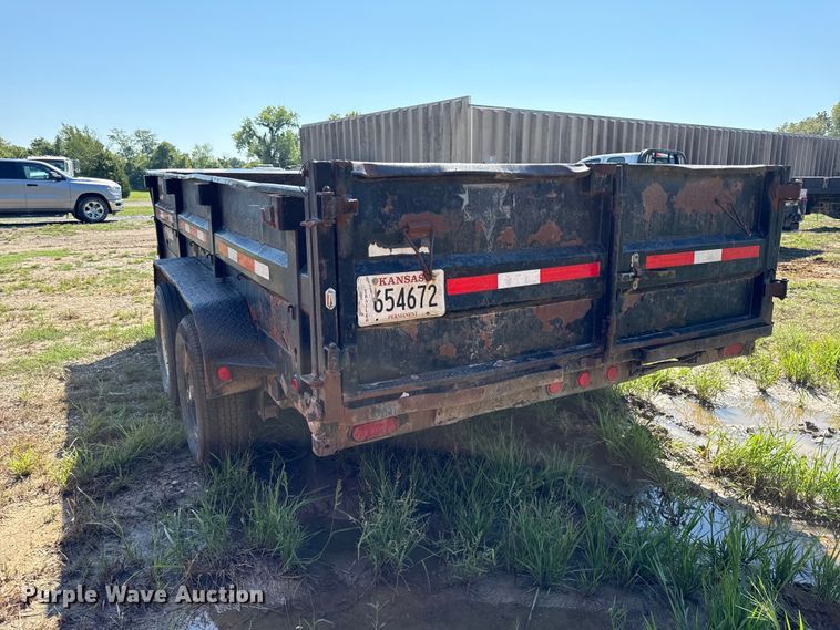 image for item EV6188 2015 PJ D7142 dump trailer