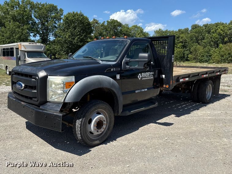 image for item EV6191 2011 Ford F550 Super Duty flatbed truck