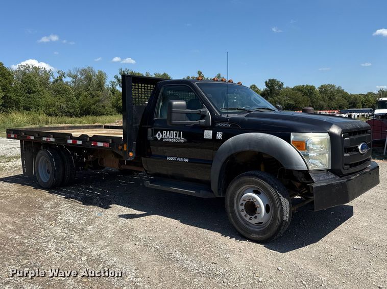 image for item EV6191 2011 Ford F550 Super Duty flatbed truck