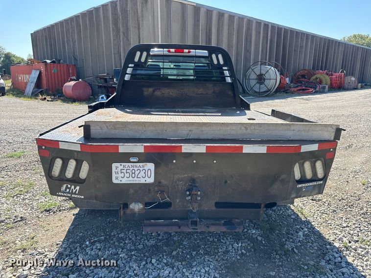 image for item EV6192 2013 Chevrolet Silverado 3500HD Ext. Cab flatbed pickup truck