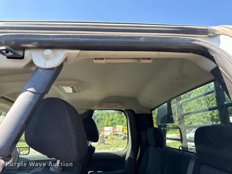 image for item EV6192 2013 Chevrolet Silverado 3500HD Ext. Cab flatbed pickup truck
