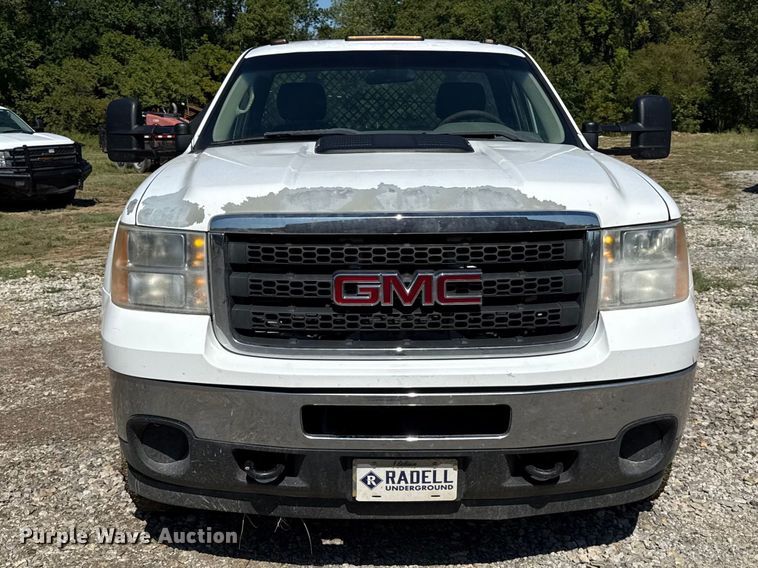 image for item EV6194 2014 GMC Sierra 3500HD dump flatbed pickup truck