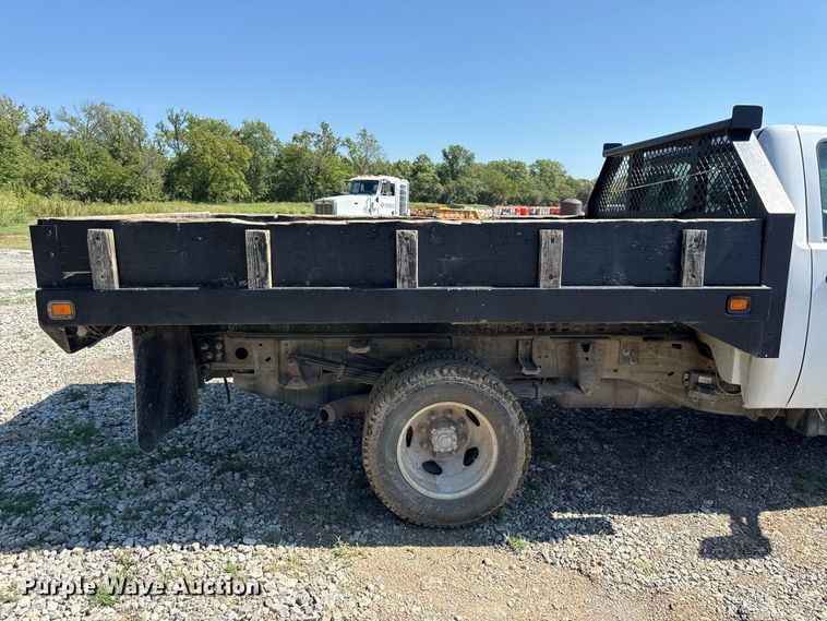 image for item EV6194 2014 GMC Sierra 3500HD dump flatbed pickup truck