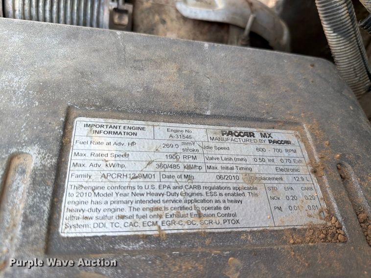 image for item EW8749 2011 Peterbilt 388 dump truck