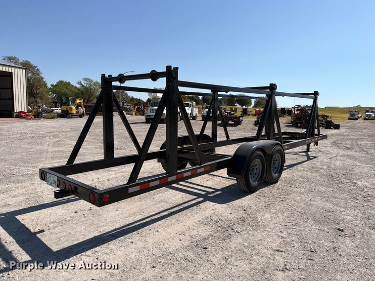 image for item EW8813 Shop built reel trailer