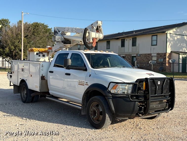image for item EX0032 2014 RAM 5500 Crew Cab bucket truck