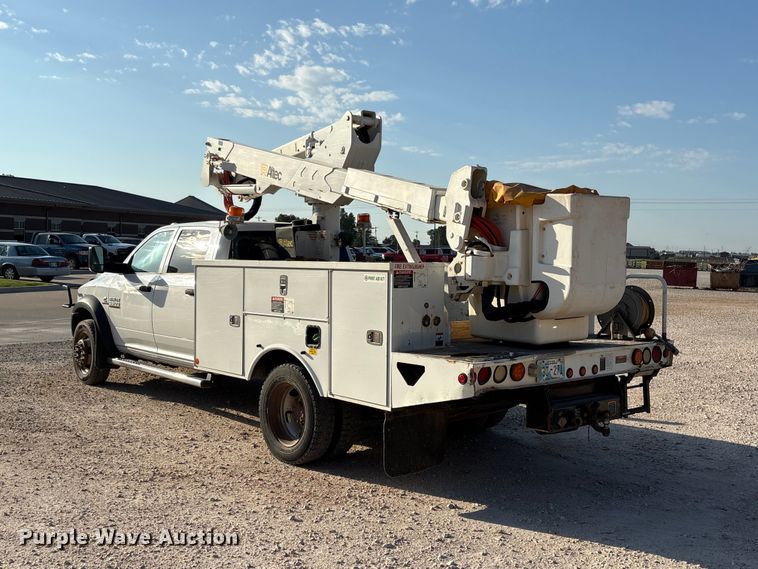 image for item EX0032 2014 RAM 5500 Crew Cab bucket truck