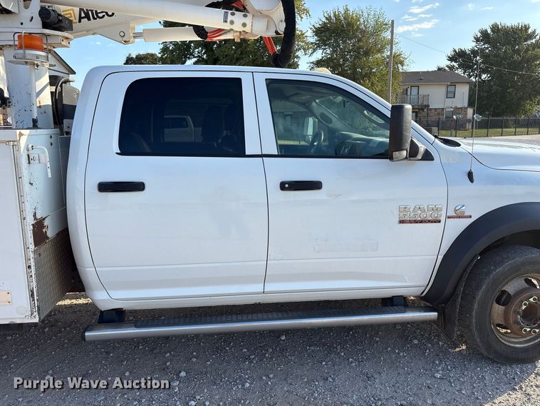 image for item EX0032 2014 RAM 5500 Crew Cab bucket truck