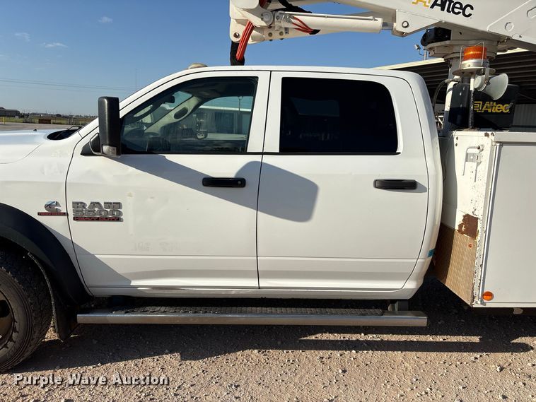 image for item EX0032 2014 RAM 5500 Crew Cab bucket truck