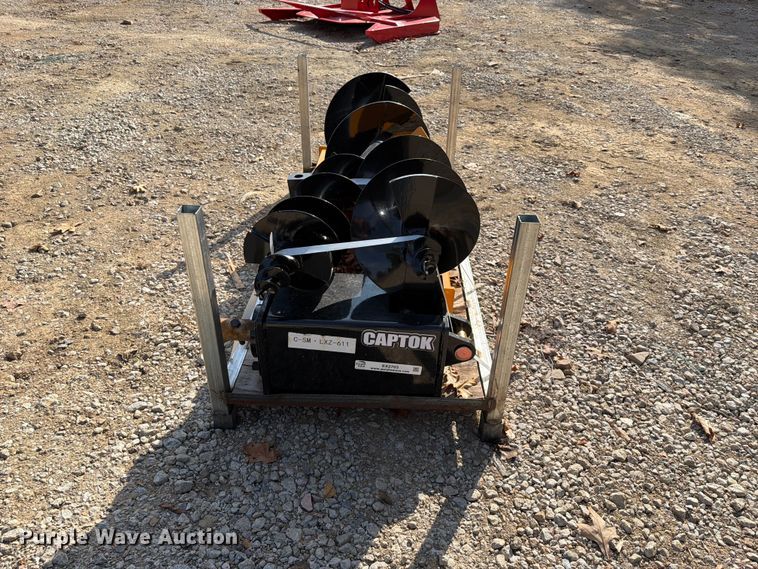 image for item EX2703 Captok skid steer auger