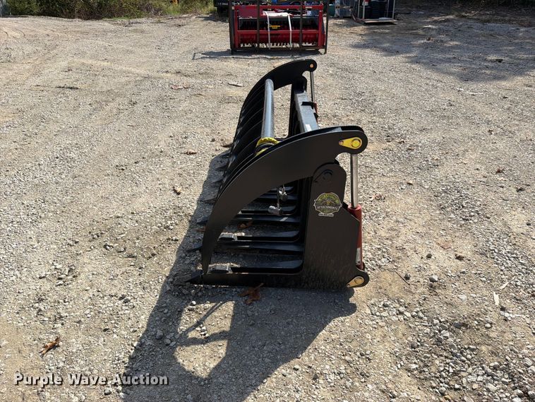 image for item EX2707 Skid steer root grapple rake