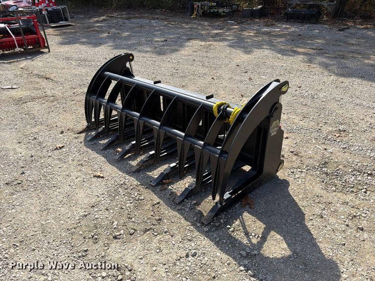 image for item EX2707 Skid steer root grapple rake