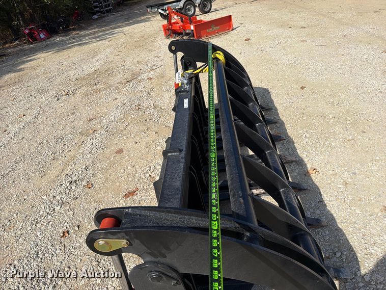 image for item EX2707 Skid steer root grapple rake