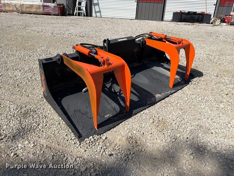 Pabreak skid steer grapple bucket
