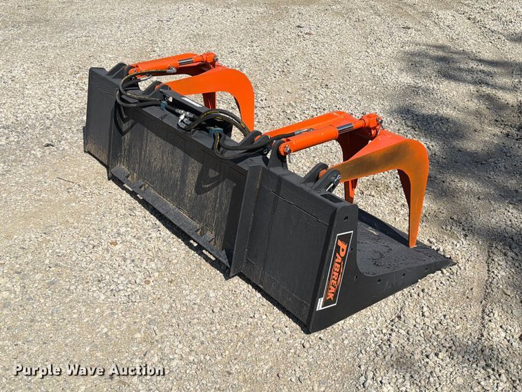 image for item EX2710 Pabreak skid steer grapple bucket