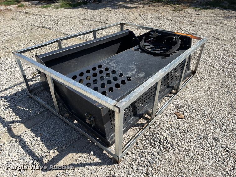 2026 LandHonor LSR-12-72W skid steer landscape rake