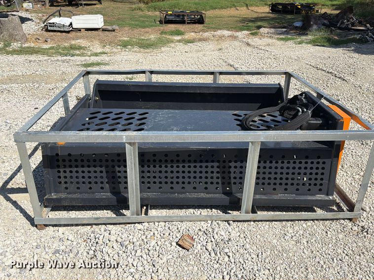 image for item EX2711 2026 LandHonor LSR-12-72W skid steer landscape rake