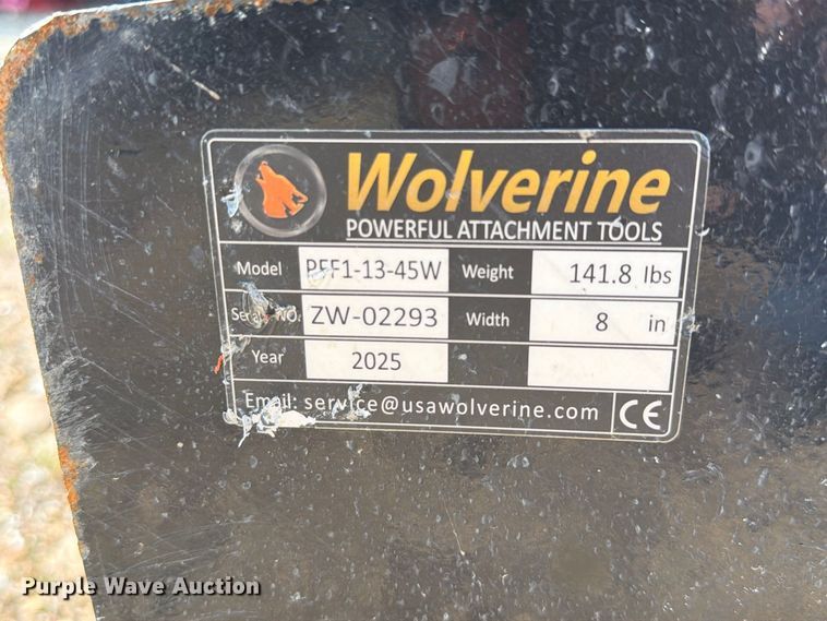 image for item EX2713 2025 Wolverine PFF1-13-45W skid steer forks