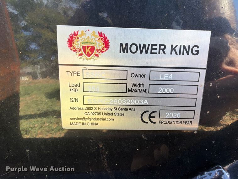 image for item EX2715 2026 Mower King SSRC quint fire truck