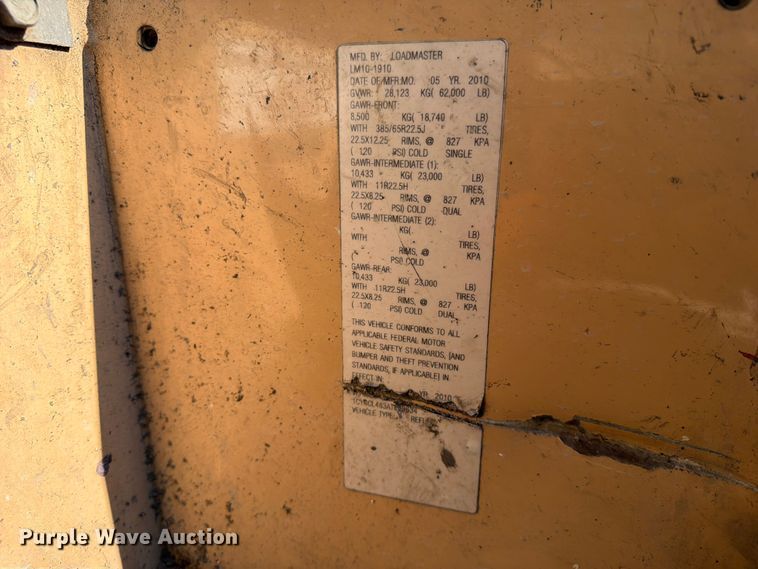 image for item EX4028 2010 Crane Carrier Low Entry refuse truck