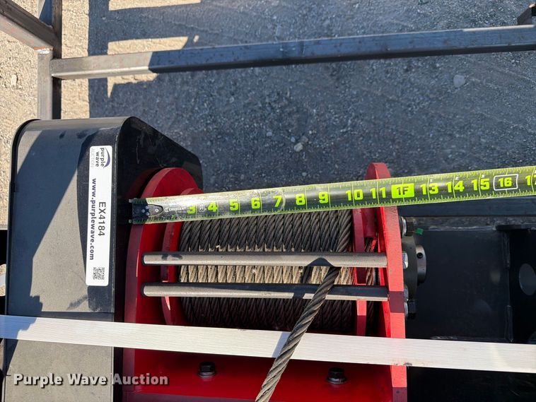 image for item EX4184 2026 MMS LW45 skid steer winch