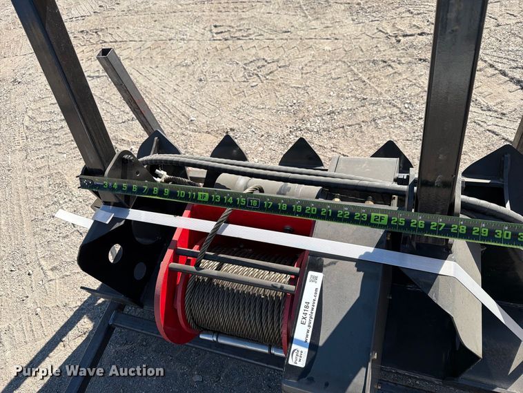 image for item EX4184 2026 MMS LW45 skid steer winch