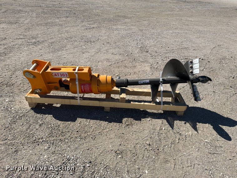 image for item EX4208 Captok CAT303 mini excavator auger