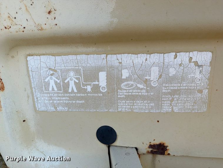 image for item EX4236 Ingersoll Rand 185 air compressor