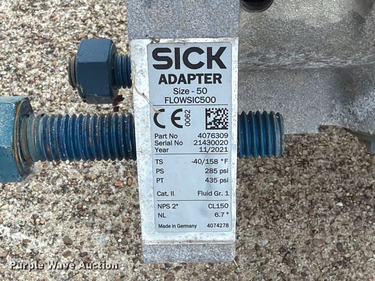 image for item EX4284 2021 Sick FLOWSIC500 ultrasonic gas flow meter