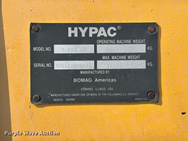 image for item FB5109 2006 Hypac C 530 AH pneumatic roller