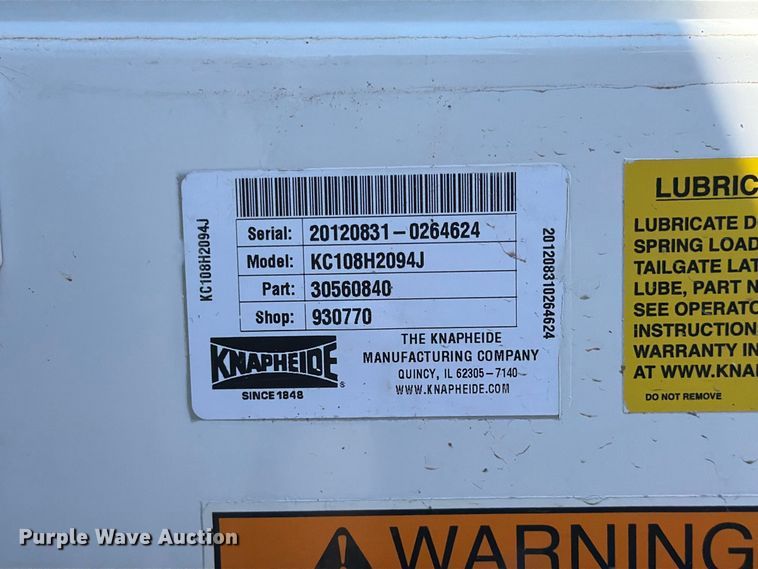 image for item FB5112 2012 Ford F550 super duty utility / service truck