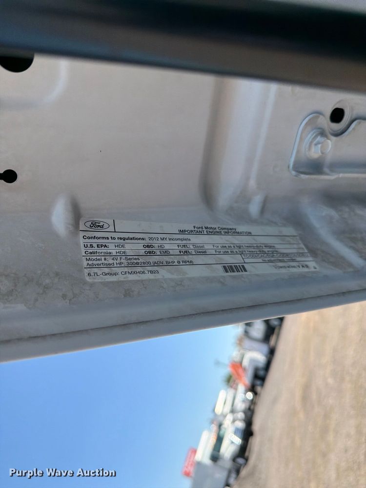 image for item FB5112 2012 Ford F550 super duty utility / service truck