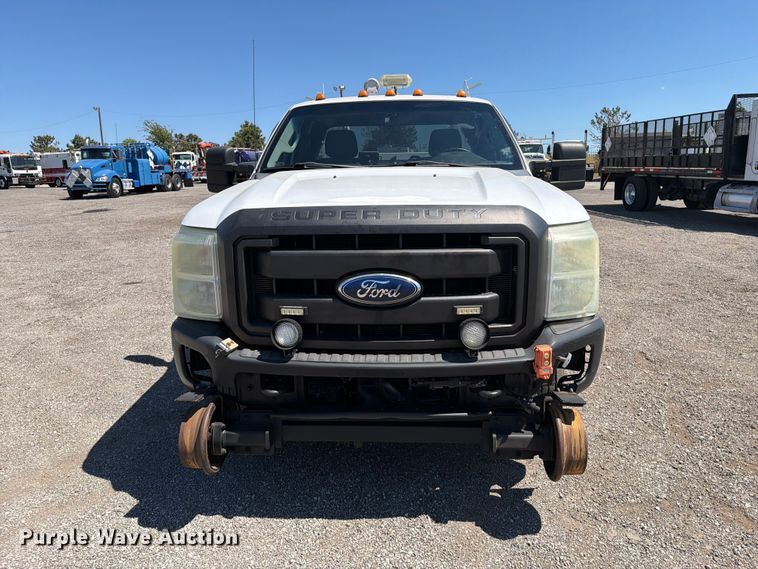 image for item FB5123 2011 Ford F-350 Super Duty Ext. Cab utility bed pickup truck
