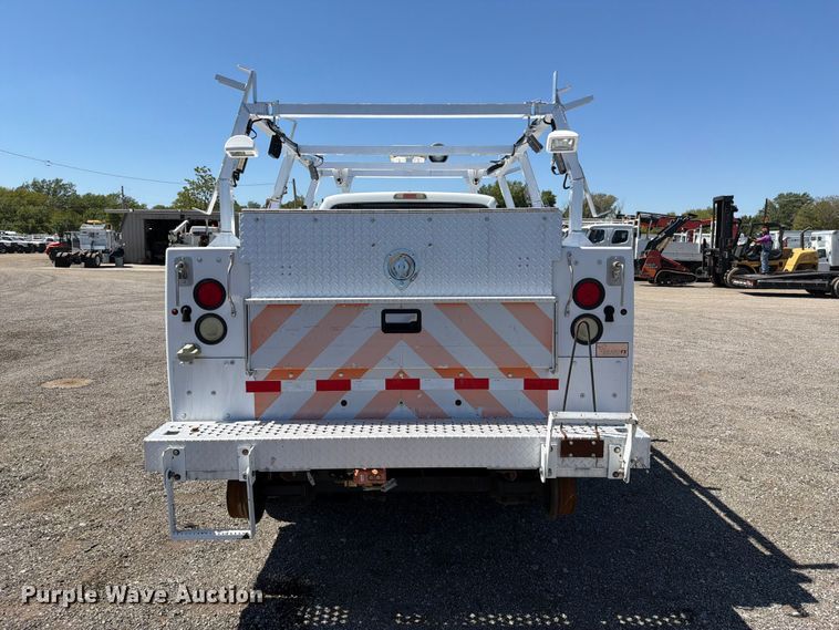 image for item FB5123 2011 Ford F-350 Super Duty Ext. Cab utility bed pickup truck