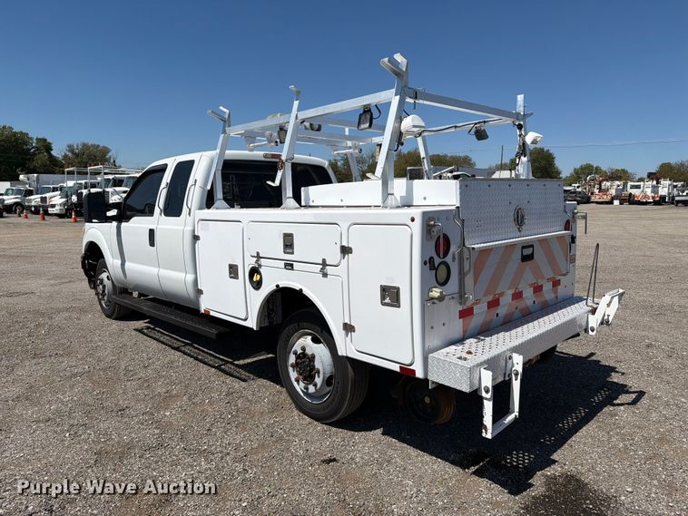 image for item FB5123 2011 Ford F-350 Super Duty Ext. Cab utility bed pickup truck