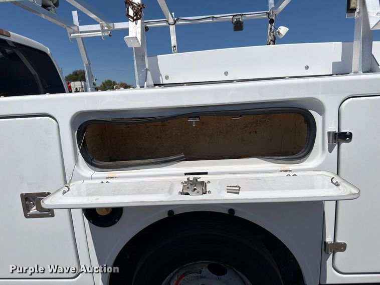 image for item FB5123 2011 Ford F-350 Super Duty Ext. Cab utility bed pickup truck