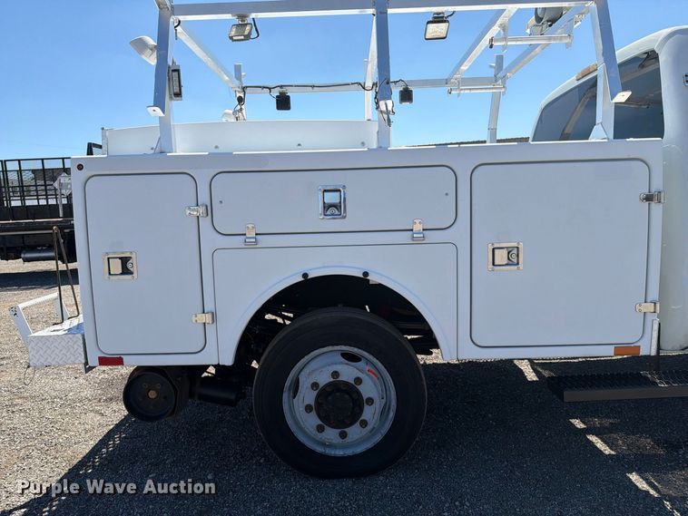 image for item FB5123 2011 Ford F-350 Super Duty Ext. Cab utility bed pickup truck