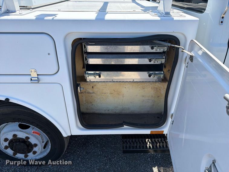 image for item FB5123 2011 Ford F-350 Super Duty Ext. Cab utility bed pickup truck
