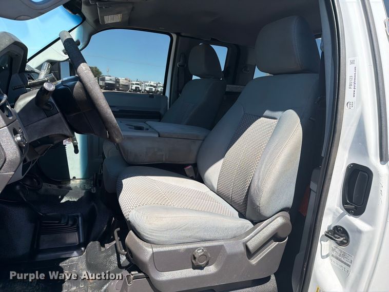 image for item FB5123 2011 Ford F-350 Super Duty Ext. Cab utility bed pickup truck