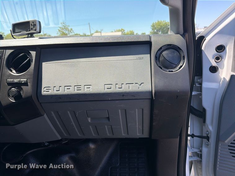 image for item FB5123 2011 Ford F-350 Super Duty Ext. Cab utility bed pickup truck