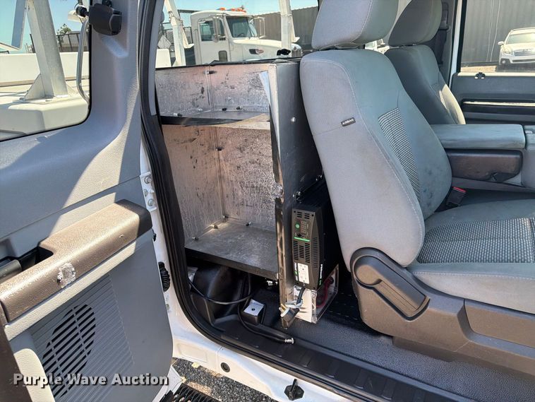 image for item FB5123 2011 Ford F-350 Super Duty Ext. Cab utility bed pickup truck
