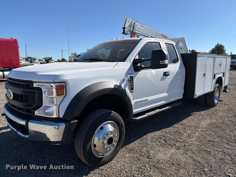 image for item FB5129 2021 Ford F550 Super Duty Ext. Cab utility / service truck