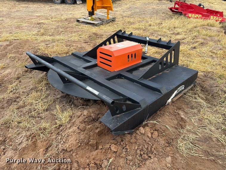 Pabreak skid steer rotary mower