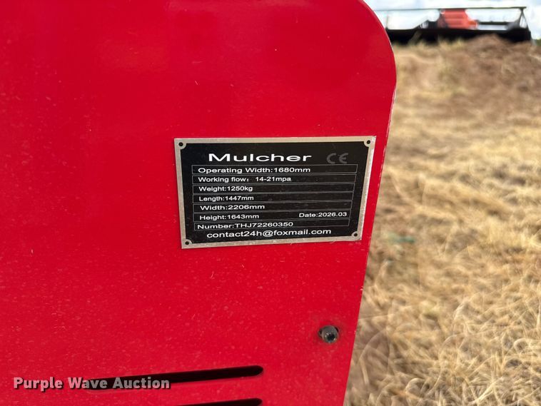 image for item FB6924 2026 GIYI GY-72X skid steer mulcher