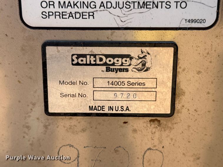 image for item FC4267 Buyers Salt Dogg 14005 Series spreader