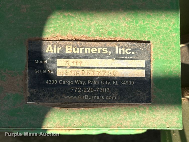 image for item FC4275 Air Burners S-111 air curtain fire box