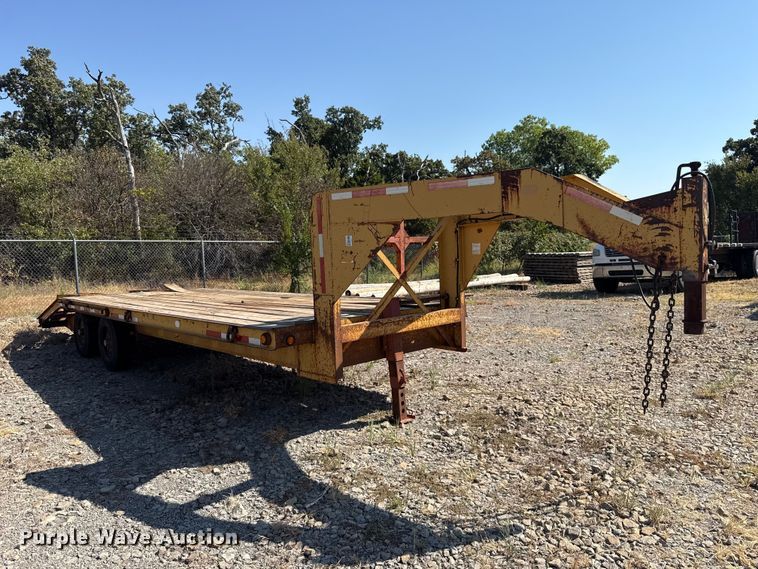 image for item FC4288 1996 Belshe FB18 equipment trailer