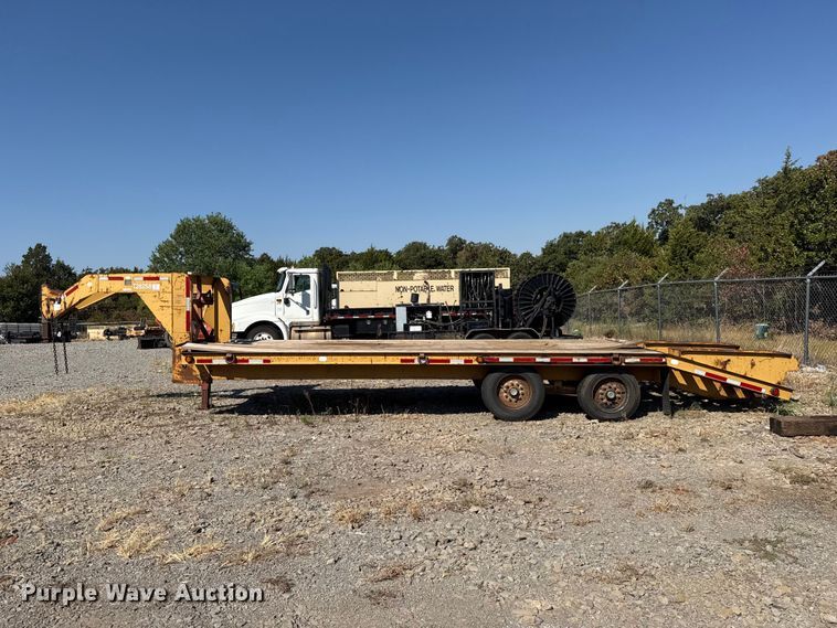 image for item FC4288 1996 Belshe FB18 equipment trailer