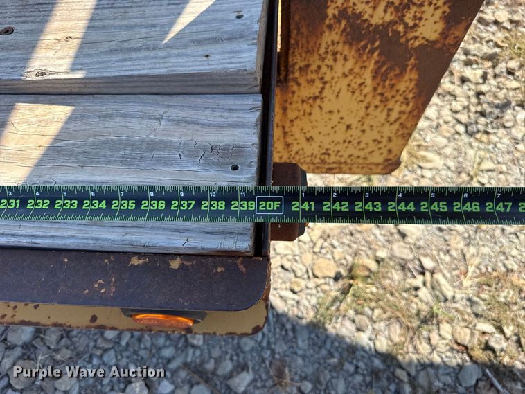 image for item FC4288 1996 Belshe FB18 equipment trailer
