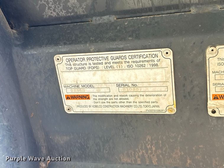 image for item FC4344 2014 Case CX55B mini excavator